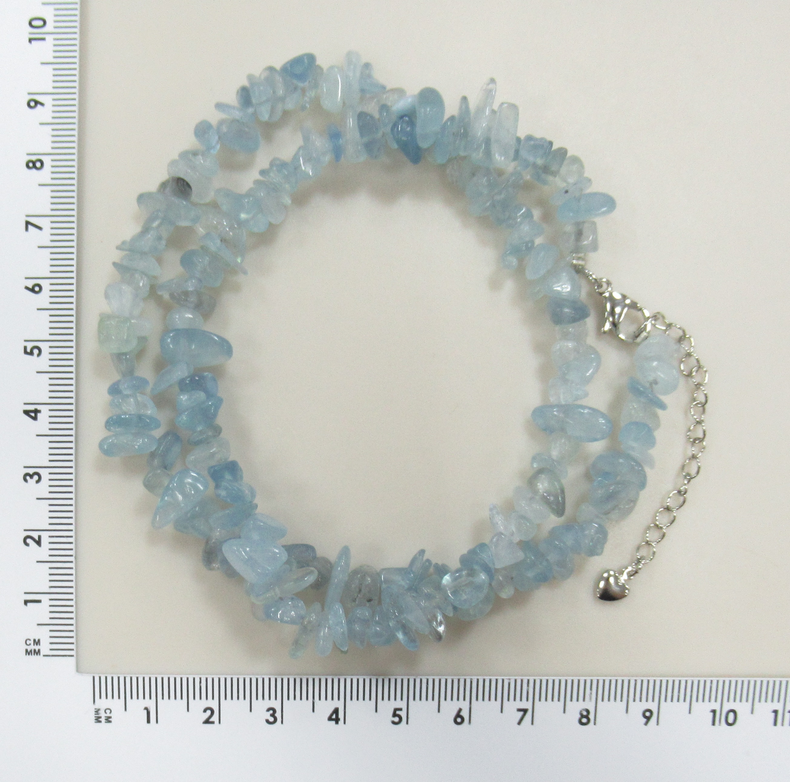 Бусы из аквамарина